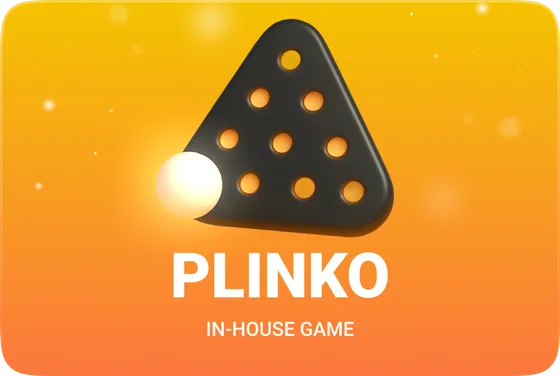 Plinko — in-house game